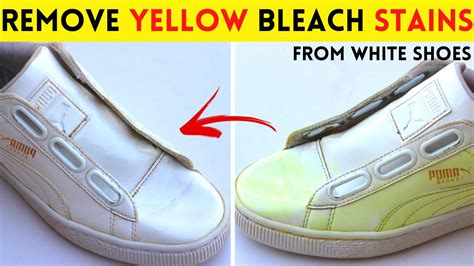 how to clean white shoes that turned yellow|prevent white shoes from yellowing.